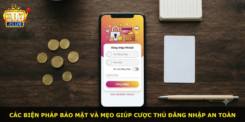 Các biện pháp bảo mật và mẹo giúp cược thủ đăng nhập an toàn