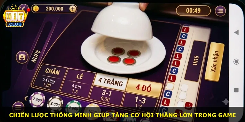 Chiến lược thông minh giúp tăng cơ hội thắng lớn trong game