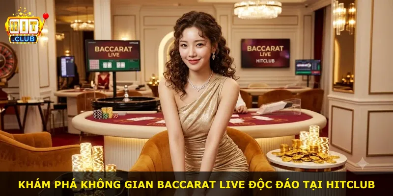 Khám phá không gian Baccarat Live độc đáo tại Hitclub
