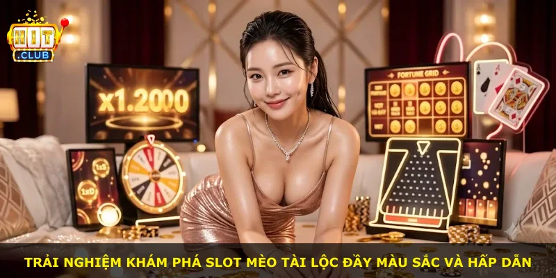 Trải nghiệm khám phá slot Mèo Tài Lộc đầy màu sắc và hấp dẫn